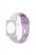 For Apple Watch Series 10 46mm / Ultra 2 Ultra 49mm /  Series 9 8 7 45mm / 6 5 4 SE (2023) SE (2022) SE 44mm / 3 2 1 42mm Silicone Band Watch Strap with Hexagonal Stud - Purple