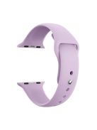 For Apple Watch Series 10 46mm / Ultra 2 Ultra 49mm /  Series 9 8 7 45mm / 6 5 4 SE (2023) SE (2022) SE 44mm / 3 2 1 42mm Silicone Band Watch Strap with Hexagonal Stud - Purple