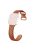 For Apple Watch Series 10 46mm / Ultra 2 Ultra 49mm /  Series 9 8 7 45mm / 6 5 4 SE (2023) SE (2022) SE 44mm / 3 2 1 42mm Silicone Leopard Pattern Watch Strap - Tan