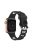 For Apple Watch Series 10 46mm / Ultra 2 Ultra 49mm /  Series 9 8 7 45mm / 6 5 4 SE (2023) SE (2022) SE 44mm / 3 2 1 42mm Silicone Strap Donut Hollow Watchband - Black