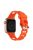 For Apple Watch Series 10 46mm / Ultra 2 Ultra 49mm /  Series 9 8 7 45mm / 6 5 4 SE (2023) SE (2022) SE 44mm / 3 2 1 42mm Silicone Strap Donut Hollow Watchband - Orange