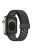 For Apple Watch Series 10 46mm / Ultra 2 Ultra 49mm /  Series 9 8 7 45mm / 6 5 4 SE (2023) SE (2022) SE 44mm / 3 2 1 42mm Silicone Strap Dual Color Breathable Watch Band - Black / Grey