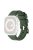 For Apple Watch Series 10 46mm / Ultra 2 Ultra 49mm /  Series 9 8 7 45mm / 6 5 4 SE (2023) SE (2022) SE 44mm / 3 2 1 42mm Silicone Strap Dual Loop Watch Band - Army Green