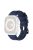 For Apple Watch Series 10 46mm / Ultra 2 Ultra 49mm /  Series 9 8 7 45mm / 6 5 4 SE (2023) SE (2022) SE 44mm / 3 2 1 42mm Silicone Strap Dual Loop Watch Band - Dark Blue