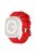 For Apple Watch Series 10 46mm / Ultra 2 Ultra 49mm /  Series 9 8 7 45mm / 6 5 4 SE (2023) SE (2022) SE 44mm / 3 2 1 42mm Silicone Strap Dual Loop Watch Band - Red