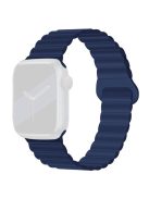 For Apple Watch Series 10 46mm / Ultra 2 Ultra 49mm /  Series 9 8 7 45mm / 6 5 4 SE (2023) SE (2022) SE 44mm / 3 2 1 42mm Silicone Strap Magnetic Watchband - Blue