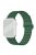 For Apple Watch Series 10 46mm / Ultra 2 Ultra 49mm /  Series 9 8 7 45mm / 6 5 4 SE (2023) SE (2022) SE 44mm / 3 2 1 42mm Silicone Strap Magnetic Watchband - Green