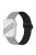 For Apple Watch Series 10 46mm / Ultra 2 Ultra 49mm /  Series 9 8 7 45mm / 6 5 4 SE (2023) SE (2022) SE 44mm / 3 2 1 42mm Silicone Strap Magnetic Watchband - Obsidian Grey / Black