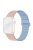 For Apple Watch Series 10 46mm / Ultra 2 Ultra 49mm /  Series 9 8 7 45mm / 6 5 4 SE (2023) SE (2022) SE 44mm / 3 2 1 42mm Silicone Strap Magnetic Watchband - Pink / Blue