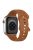 For Apple Watch Series 10 46mm / Ultra 2 Ultra 49mm /  Series 9 8 7 45mm / 6 5 4 SE (2023) SE (2022) SE 44mm / 3 2 1 42mm Silicone Strap Watch Band - Coffee