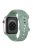 For Apple Watch Series 10 46mm / Ultra 2 Ultra 49mm /  Series 9 8 7 45mm / 6 5 4 SE (2023) SE (2022) SE 44mm / 3 2 1 42mm Silicone Strap Watch Band - Olive Green