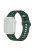 For Apple Watch Series 10 46mm / Ultra 2 Ultra 49mm /  Series 9 8 7 45mm / 6 5 4 SE (2023) SE (2022) SE 44mm / 3 2 1 42mm Silicone Watch Band - Dark Green