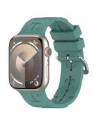 For Apple Watch Series 10 46mm / Ultra 2 Ultra 49mm /  Series 9 8 7 45mm / 6 5 4 SE (2023) SE (2022) SE 44mm / 3 2 1 42mm Silicone Watch Band - Green