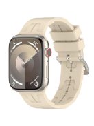 For Apple Watch Series 10 46mm / Ultra 2 Ultra 49mm /  Series 9 8 7 45mm / 6 5 4 SE (2023) SE (2022) SE 44mm / 3 2 1 42mm Silicone Watch Band - Khaki