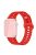 For Apple Watch Series 10 46mm / Ultra 2 Ultra 49mm /  Series 9 8 7 45mm / 6 5 4 SE (2023) SE (2022) SE 44mm / 3 2 1 42mm Silicone Watch Band - Red