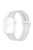 For Apple Watch Series 10 46mm / Ultra 2 Ultra 49mm /  Series 9 8 7 45mm / 6 5 4 SE (2023) SE (2022) SE 44mm / 3 2 1 42mm Silicone Watch Band - White