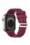 For Apple Watch Series 10 46mm / Ultra 2 Ultra 49mm /  Series 9 8 7 45mm / 6 5 4 SE (2023) SE (2022) SE 44mm / 3 2 1 42mm Silicone Watch Band - Wine Red