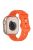 For Apple Watch Series 10 46mm / Ultra 2 Ultra 49mm /  Series 9 8 7 45mm / 6 5 4 SE (2023) SE (2022) SE 44mm / 3 2 1 42mm Silicone Watch Band Dot Design Wrist Strap - Orange