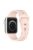 For Apple Watch Series 10 46mm / Ultra 2 Ultra 49mm /  Series 9 8 7 45mm / 6 5 4 SE (2023) SE (2022) SE 44mm / 3 2 1 42mm Silicone Watch Strap - Light Pink