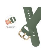 For Apple Watch Series 10 46mm / Ultra 2 Ultra 49mm /  Series 9 8 7 45mm / 6 5 4 SE (2023) SE (2022) SE 44mm / 3 2 1 42mm Silicone Watch Strap Adjustable Watch Band - Green