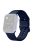 For Apple Watch Series 10 46mm / Ultra 2 Ultra 49mm /  Series 9 8 7 45mm / 6 5 4 SE (2023) SE (2022) SE 44mm / 3 2 1 42mm Silicone Watch Strap Adjustable Watch Band - Midnight Blue