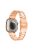 For Apple Watch Series 10 46mm / Ultra 2 Ultra 49mm /  Series 9 8 7 45mm / 6 5 4 SE (2023) SE (2022) SE 44mm / 3 2 1 42mm Smart Watch Band Stainless Steel Strap - Rose Gold