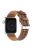 For Apple Watch Series 10 46mm / Ultra 2 Ultra 49mm /  Series 9 8 7 45mm / 6 5 4 SE (2023) SE (2022) SE 44mm / 3 2 1 42mm Smartwatch Strap Cloth+Leather Band - Style D