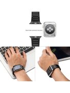 For Apple Watch Series 10 46mm / Ultra 2 Ultra 49mm /  Series 9 8 7 45mm / 6 5 4 SE (2023) SE (2022) SE 44mm / 3 2 1 42mm Stainless Steel Watch Strap - Titanium