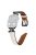 For Apple Watch Series 10 46mm / Ultra 2 Ultra 49mm /  Series 9 8 7 45mm / 6 5 4 SE (2023) SE (2022) SE 44mm / 3 2 1 42mm Strap Watch Band with Black Buckle - Apricot