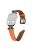 For Apple Watch Series 10 46mm / Ultra 2 Ultra 49mm /  Series 9 8 7 45mm / 6 5 4 SE (2023) SE (2022) SE 44mm / 3 2 1 42mm Strap Watch Band with Black Buckle - Orange