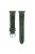 For Apple Watch Series 10 46mm / Ultra 2 Ultra 49mm /  Series 9 8 7 45mm / 6 5 4 SE (2023) SE (2022) SE 44mm / 3 2 1 42mm Textured Leather Watch Bands - Green