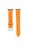 For Apple Watch Series 10 46mm / Ultra 2 Ultra 49mm /  Series 9 8 7 45mm / 6 5 4 SE (2023) SE (2022) SE 44mm / 3 2 1 42mm Textured Leather Watch Bands - Orange