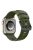 For Apple Watch Series 10 46mm / Ultra 2 Ultra 49mm /  Series 9 8 7 45mm / 6 5 4 SE (2023) SE (2022) SE 44mm / 3 2 1 42mm Tire Textured Watchband Silicone Watch Strap - Army Green