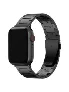 For Apple Watch Series 10 46mm / Ultra 2 Ultra 49mm /  Series 9 8 7 45mm / 6 5 4 SE (2023) SE (2022) SE 44mm / 3 2 1 42mm Titanium Alloy Smartwatch Strap - Black