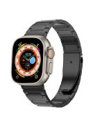 For Apple Watch Series 10 46mm / Ultra 2 Ultra 49mm /  Series 9 8 7 45mm / 6 5 4 SE (2023) SE (2022) SE 44mm / 3 2 1 42mm Titanium Alloy Strap Watch Band - Black