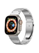 For Apple Watch Series 10 46mm / Ultra 2 Ultra 49mm /  Series 9 8 7 45mm / 6 5 4 SE (2023) SE (2022) SE 44mm / 3 2 1 42mm Titanium Alloy Strap Watch Band - Silver