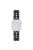 For Apple Watch Series 10 46mm / Ultra 2 Ultra 49mm /  Series 9 8 7 45mm / 6 5 4 SE (2023) SE (2022) SE 44mm / 3 2 1 42mm Watch Band - Black+Dark Denim