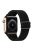 For Apple Watch Series 10 46mm / Ultra 2 Ultra 49mm /  Series 9 8 7 45mm / 6 5 4 SE (2023) SE (2022) SE 44mm / 3 2 1 42mm Watch Band Elastic Nylon Strap - Black