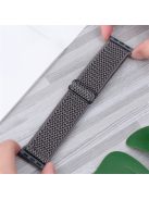 For Apple Watch Series 10 46mm / Ultra 2 Ultra 49mm /  Series 9 8 7 45mm / 6 5 4 SE (2023) SE (2022) SE 44mm / 3 2 1 42mm Watch Band Elastic Nylon Strap - Black