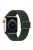 For Apple Watch Series 10 46mm / Ultra 2 Ultra 49mm /  Series 9 8 7 45mm / 6 5 4 SE (2023) SE (2022) SE 44mm / 3 2 1 42mm Watch Band Elastic Nylon Strap - Dark Green