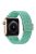 For Apple Watch Series 10 46mm / Ultra 2 Ultra 49mm /  Series 9 8 7 45mm / 6 5 4 SE (2023) SE (2022) SE 44mm / 3 2 1 42mm Watch Band Elastic Nylon Strap - Mint Green