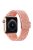 For Apple Watch Series 10 46mm / Ultra 2 Ultra 49mm /  Series 9 8 7 45mm / 6 5 4 SE (2023) SE (2022) SE 44mm / 3 2 1 42mm Watch Band Elastic Nylon Strap - Pink Orange