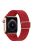 For Apple Watch Series 10 46mm / Ultra 2 Ultra 49mm /  Series 9 8 7 45mm / 6 5 4 SE (2023) SE (2022) SE 44mm / 3 2 1 42mm Watch Band Elastic Nylon Strap - Red