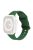 For Apple Watch Series 10 46mm / Ultra 2 Ultra 49mm /  Series 9 8 7 45mm / 6 5 4 SE (2023) SE (2022) SE 44mm / 3 2 1 42mm Watch Band Silicone Wrist Strap with Butterfly Buckle - Army Green