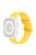 For Apple Watch Series 10 46mm / Ultra 2 Ultra 49mm /  Series 9 8 7 45mm / 6 5 4 SE (2023) SE (2022) SE 44mm / 3 2 1 42mm Watch Band Silicone Wrist Strap with Butterfly Buckle - Yellow