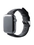 For Apple Watch Series 10 46mm / Ultra 2 Ultra 49mm /  Series 9 8 7 45mm / 6 5 4 SE (2023) SE (2022) SE 44mm / 3 2 1 42mm Watch Band Suede Leather Watch Strap - Dark Grey