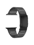 For Apple Watch Series 10 46mm / Ultra 2 Ultra 49mm /  Series 9 8 7 45mm / 6 5 4 SE (2023) SE (2022) SE 44mm / 3 2 1 42mm Watch Band Titanium Alloy Strap - Black