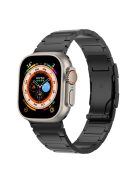 For Apple Watch Series 10 46mm / Ultra 2 Ultra 49mm /  Series 9 8 7 45mm / 6 5 4 SE (2023) SE (2022) SE 44mm / 3 2 1 42mm Watch Band Titanium Alloy Strap - Black