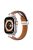 For Apple Watch Series 10 46mm / Ultra 2 Ultra 49mm /  Series 9 8 7 45mm / 6 5 4 SE (2023) SE (2022) SE 44mm / 3 2 1 42mm Watch Strap - Caramel+Silver Buckle