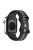 For Apple Watch Series 10 46mm / Ultra 2 Ultra 49mm /  Series 9 8 7 45mm / 6 5 4 SE (2023) SE (2022) SE 44mm / 3 2 1 42mm Watch Strap Dual Color Silicone Watch Band - Black / Grey